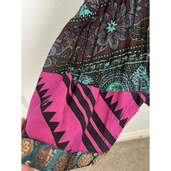 Colorful Bohemian Mini Dress - Picture 3 of 10